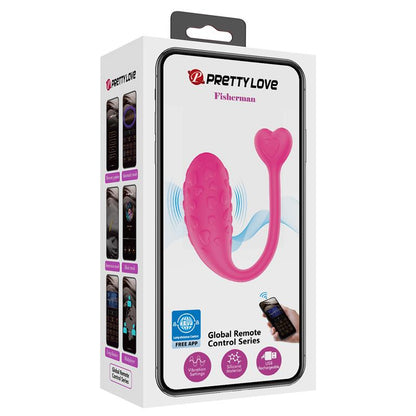 PRETTY LOVE - FISHERMAN APP CONTROLLED VIBRATING EGG LILA
