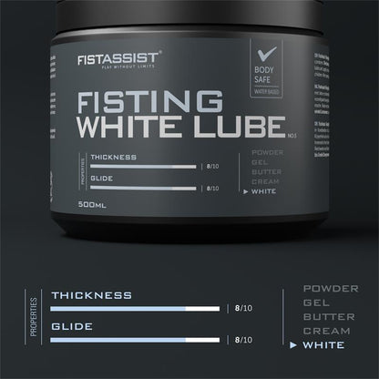 COBECO PHARMA - FIST ASSIST FISTING WHITE LUBE 500 ML