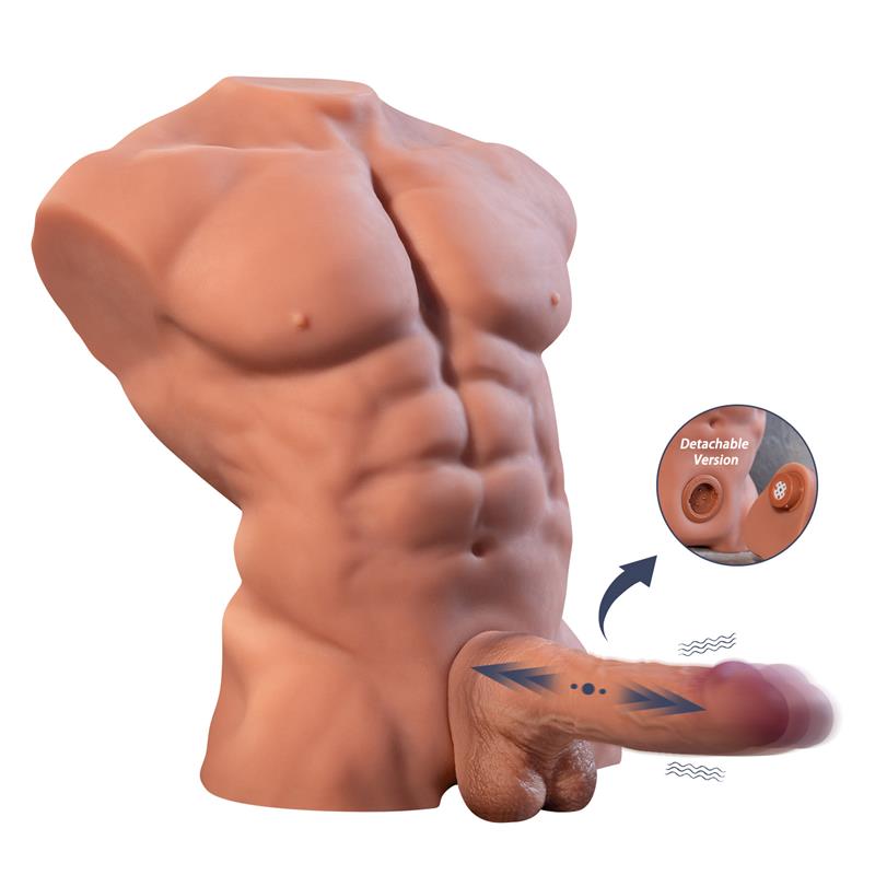 XISE - FITTER TORSO WITH DETACHABLE DILDOM, THRUSTING AND APP 11.6 KG