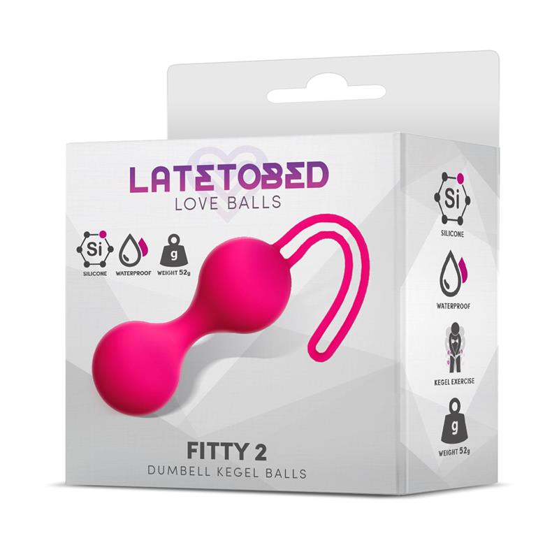 LATETOBED - FITTY 2 - DUMBELL KEGEL BALLS 52 GR