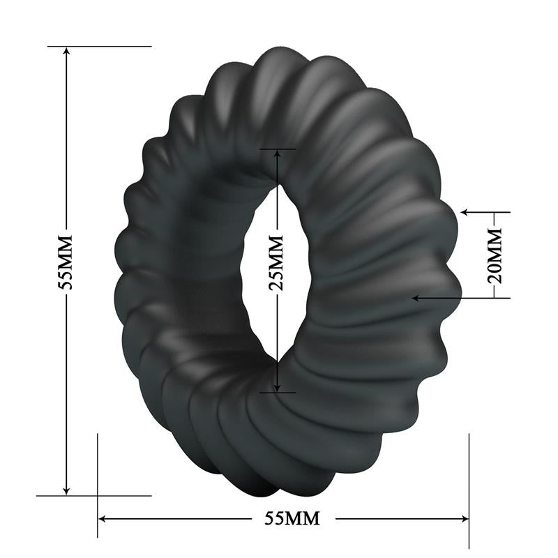 CRAZY BULL - FITZ COCK RING SILICONE MOD 8