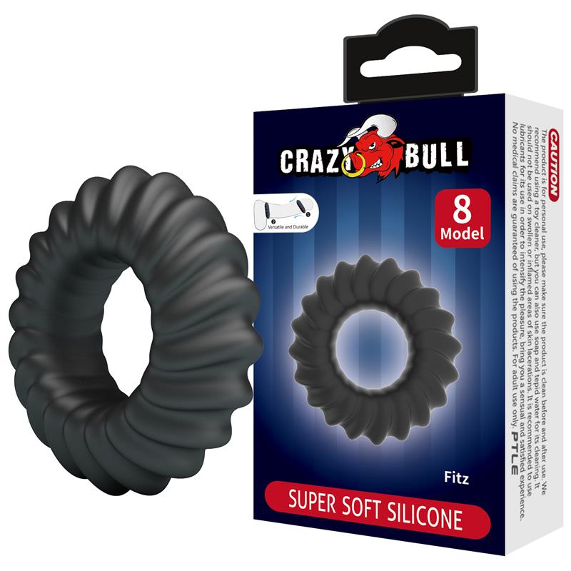 CRAZY BULL - FITZ COCK RING SILICONE MOD 8