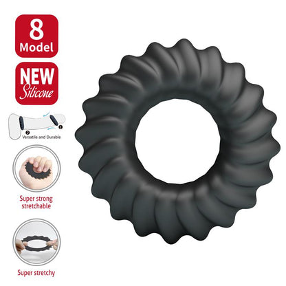 CRAZY BULL - FITZ COCK RING SILICONE MOD 8