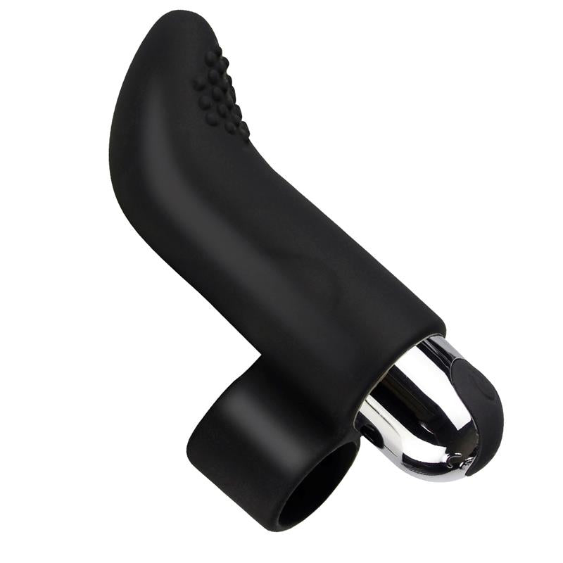 TARDENOCHE - FIVIB FINGER VIBRATING STIMULATOR USB SILICONE BLACK