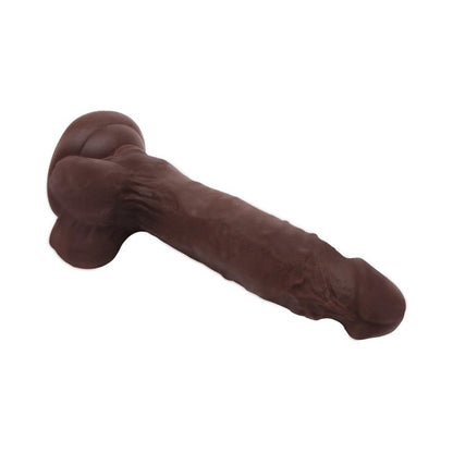 CHISA - FLATTERER DUAL-DENSITY DILDO BROWN 18.6CM