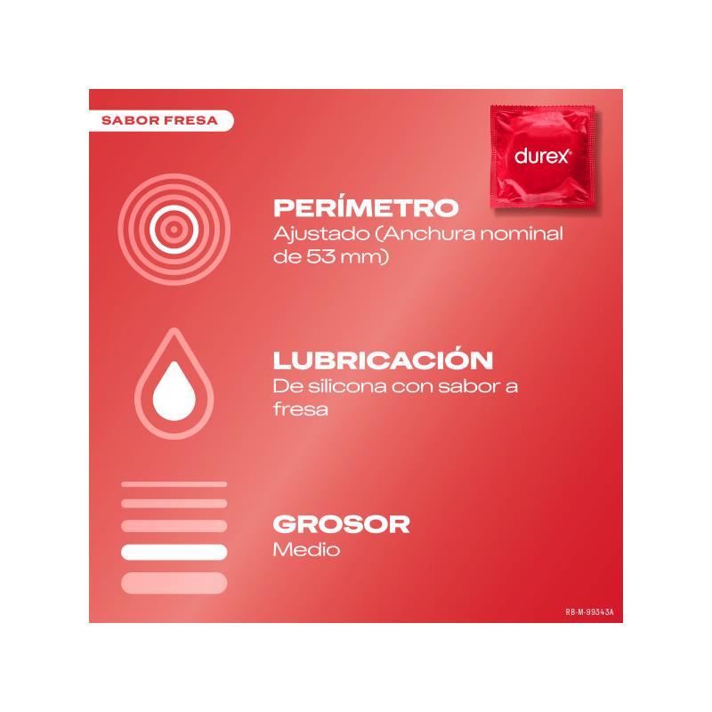 DUREX - FLAVORED CONDOMS SABORÉAME 12 UD