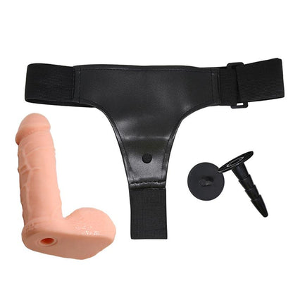 HARNESS COLLECTION LATETOBED - FLAXY STRAP-ON HARNESS WITH DETACHABLE AND FLEXIBLE DILDO