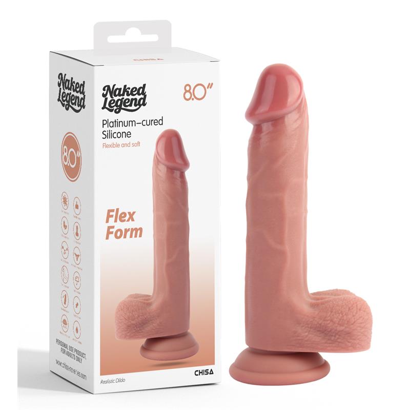 CHISA - FLEX FORM DILDO LIQUID SILICONE 20.5 CM - 8
