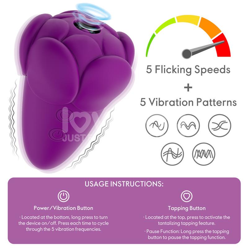 LOVETOY - FLICKER STIMULATOR WITH FLICKING PURPLE