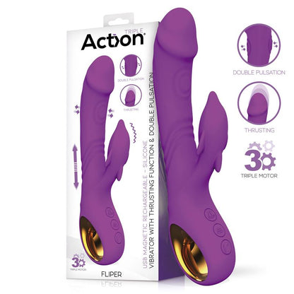 ACTION - FLIPER VIBE WITH THRUSTING AND DOBLE PULSATION 3 MOTORS