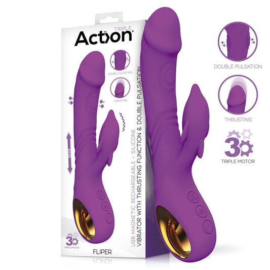 ACTION - FLIPER VIBE WITH THRUSTING AND DOBLE PULSATION 3 MOTORS