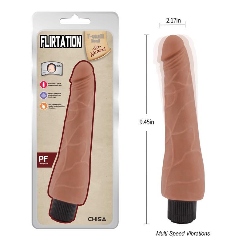 CHISA - FLIRTATION REALISTIC VIBE TAN 24 CM
