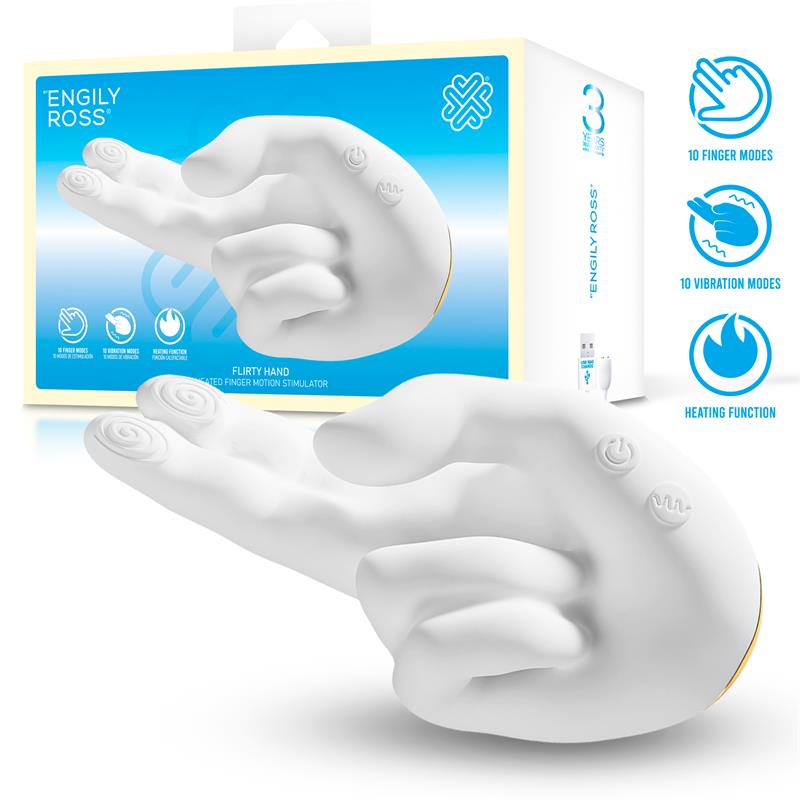 ENGILY ROSS - FLIRTY HAND HEATED FINGER MOTION STIMULATOR