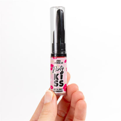 SECRET PLAY - FLIRTY KISS STRAWBERRY AND MINT ORAL SEX GELS 2X8G