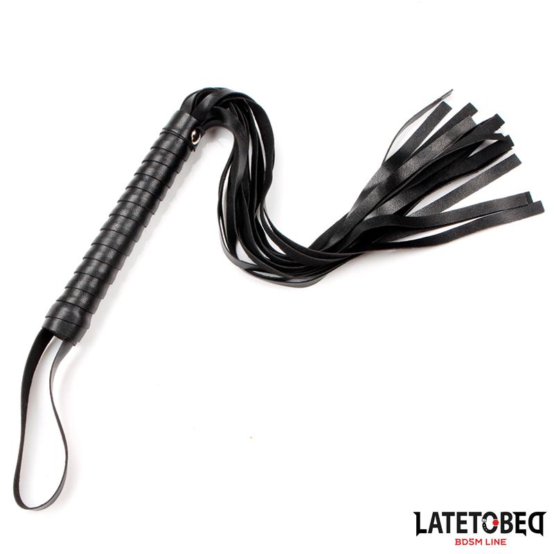 LIGNE BDSM LATETOBED - FOUET FLOGGER 49 CM