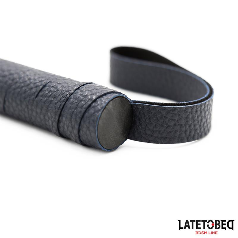 LATETOBED BDSM LINE - DARK BLUE FLOGGER