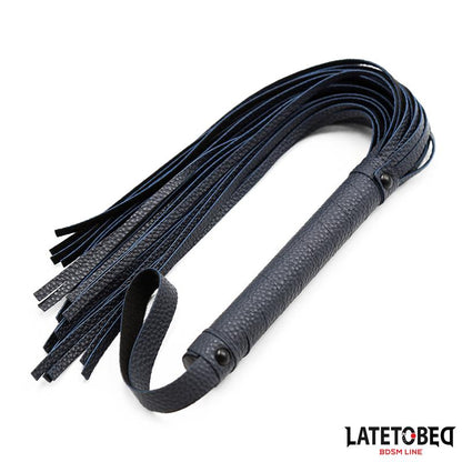 LATETOBED BDSM LINE - DARK BLUE FLOGGER
