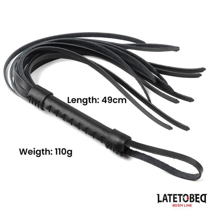 LATETOBED BDSM LINE - FLOGGER LEATHER 50 CM