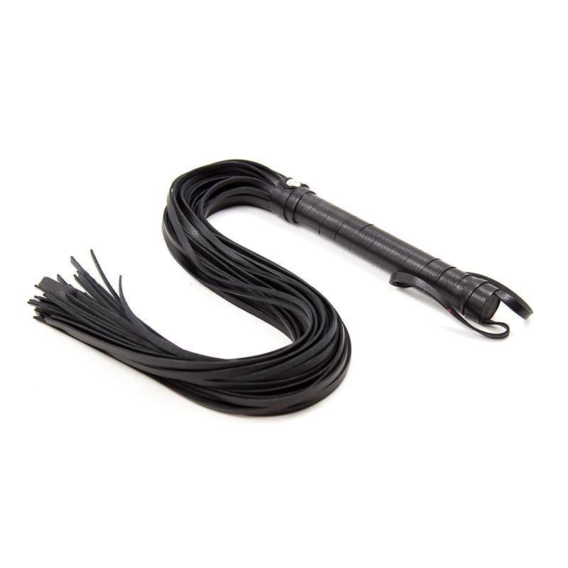 LATETOBED BDSM LINE - FLOGGER METAL HARDWARE 69 CM BLACK