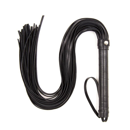LATETOBED BDSM LINE - FLOGGER METAL HARDWARE 69 CM BLACK