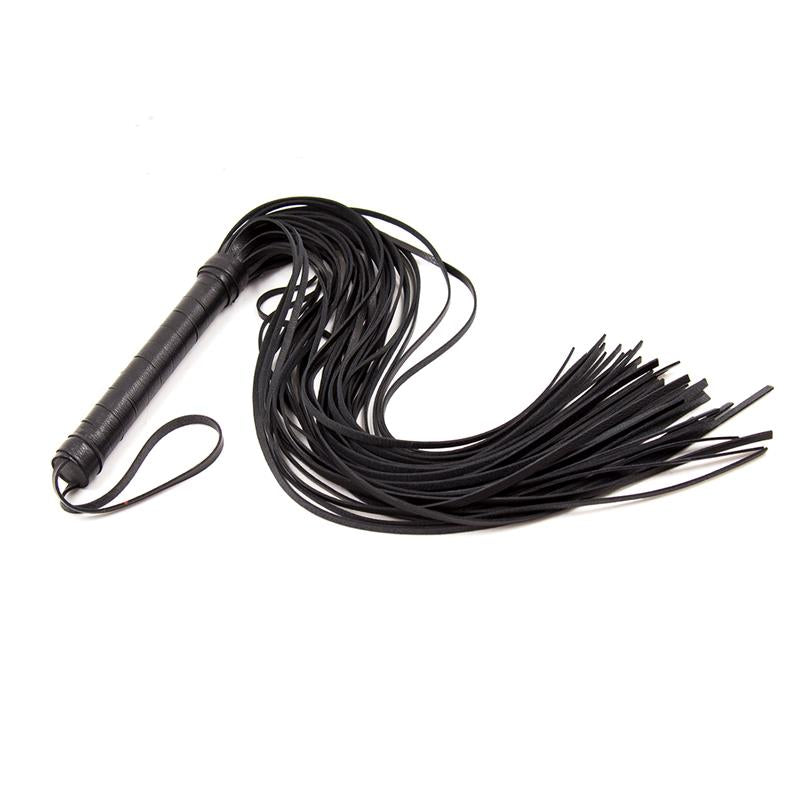 LATETOBED BDSM LINE - FLOGGER METAL HARDWARE 69 CM BLACK