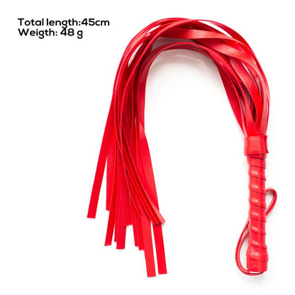 LATETOBED BDSM LINE - FLOGGER RED 45 CM