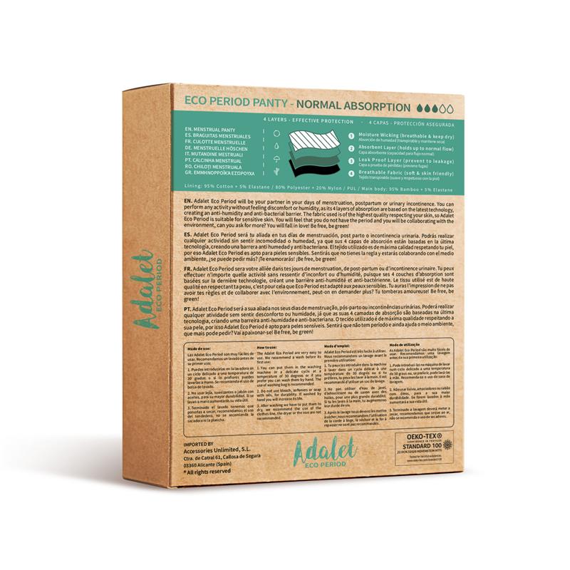 ADALET ECO PERIOD - FLORA MENSTRUAL PANTY NORMAL