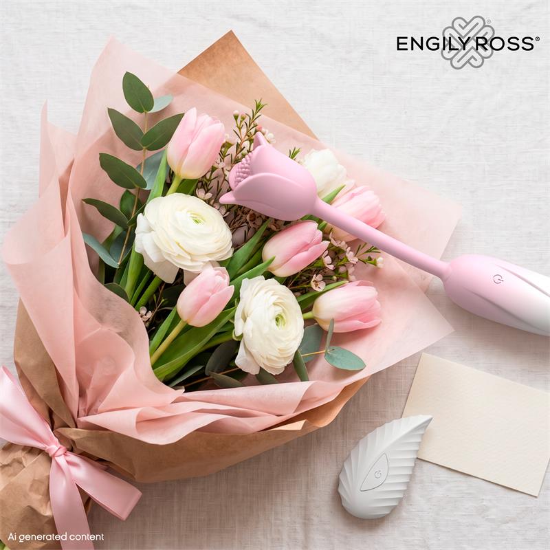 ENGILY ROSS - FLORAEVIBRATING EGG WITH ROSE-SHAPED STIMULATOR