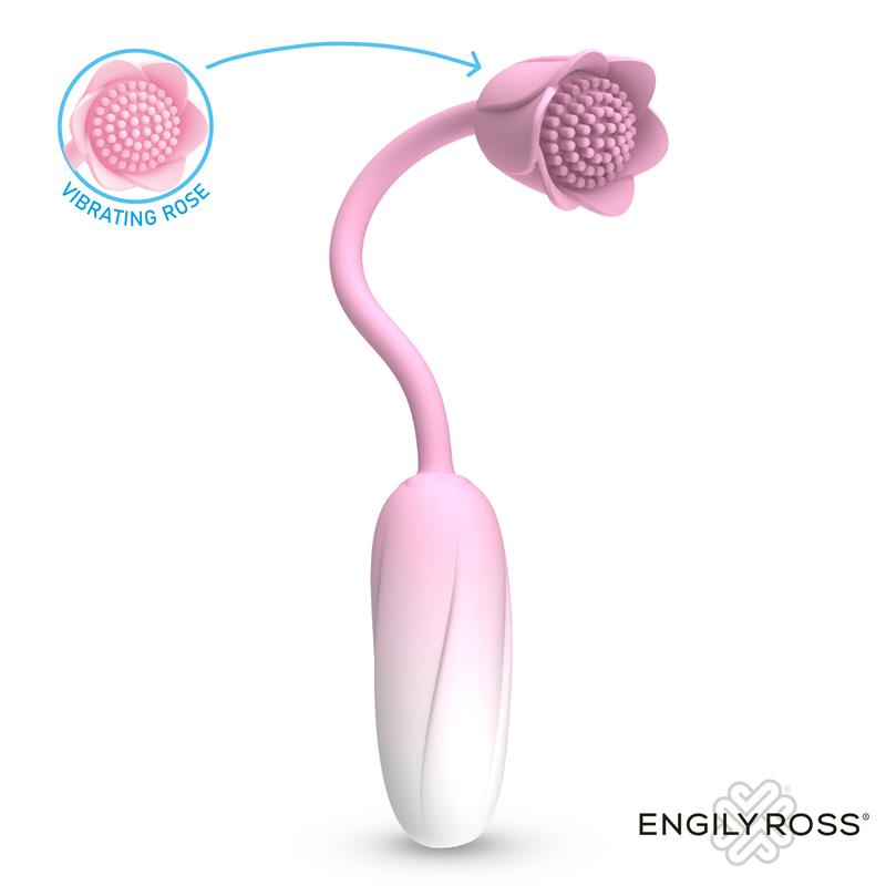 ENGILY ROSS - FLORAEVIBRATING EGG WITH ROSE-SHAPED STIMULATOR
