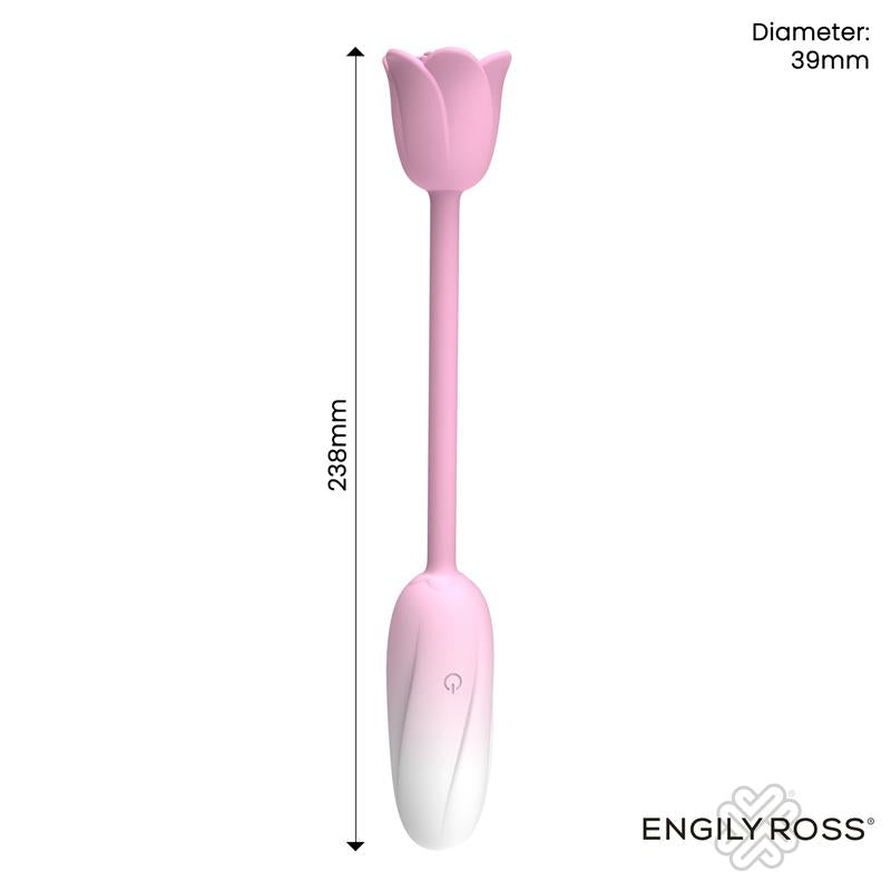 ENGILY ROSS - FLORAEVIBRATING EGG WITH ROSE-SHAPED STIMULATOR