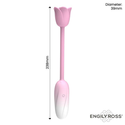 ENGILY ROSS - FLORAEVIBRATING EGG WITH ROSE-SHAPED STIMULATOR