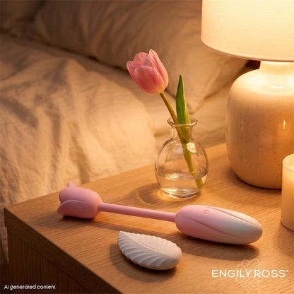 ENGILY ROSS - FLORAEVIBRATING EGG WITH ROSE-SHAPED STIMULATOR