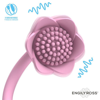 ENGILY ROSS - FLORAEVIBRATING EGG WITH ROSE-SHAPED STIMULATOR