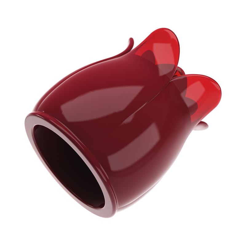 PRETTYLOVE - FLOWER WAND POWER WAND MASSAGER HEAD RED