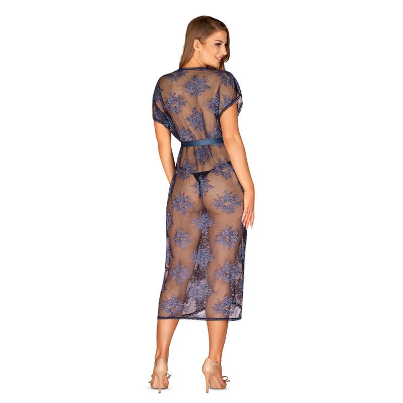 OBSESSIVE - FLOWLACE LACE KIMONO TURQOISE