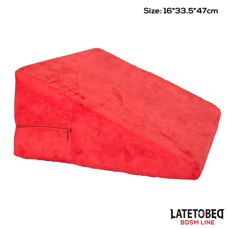 LATETOBED BDSM LINE - FOAM POSITIONING CUSHION WITH WASHABLE ZIPPERED COVER