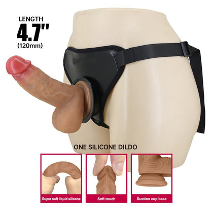 PRETTYLOVE - FOGG UNIVERSAL STRAP ON HARNESS WITH DILDO