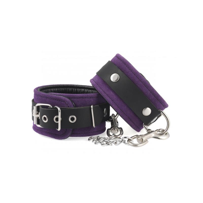 BONDAGE PLAY - FOOT CUFFS-ADJUSTABLE