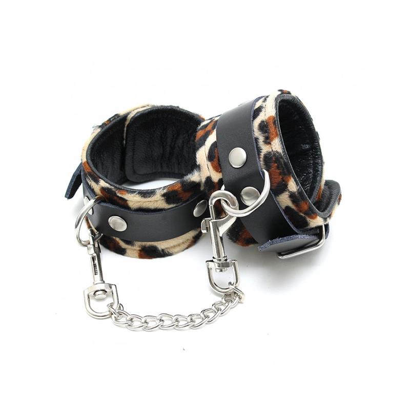 BONDAGE PLAY - FOOT CUFFS-ADJUSTABLE