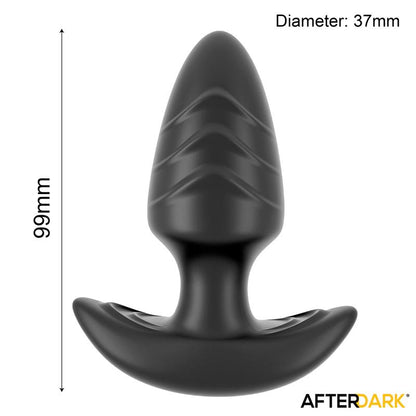 AFTERDARK - FRANK 360º ROTATING AND VIBRATING ANAL PLUG WITH REMOTE CONTROL