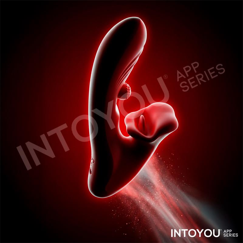 INTOYOU APP SERIES - FRANKY BITING AND ROTATING BALL VIBRATOR WITH APP