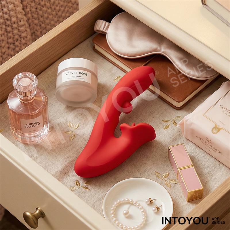 INTOYOU APP SERIES - FRANKY BITING AND ROTATING BALL VIBRATOR WITH APP