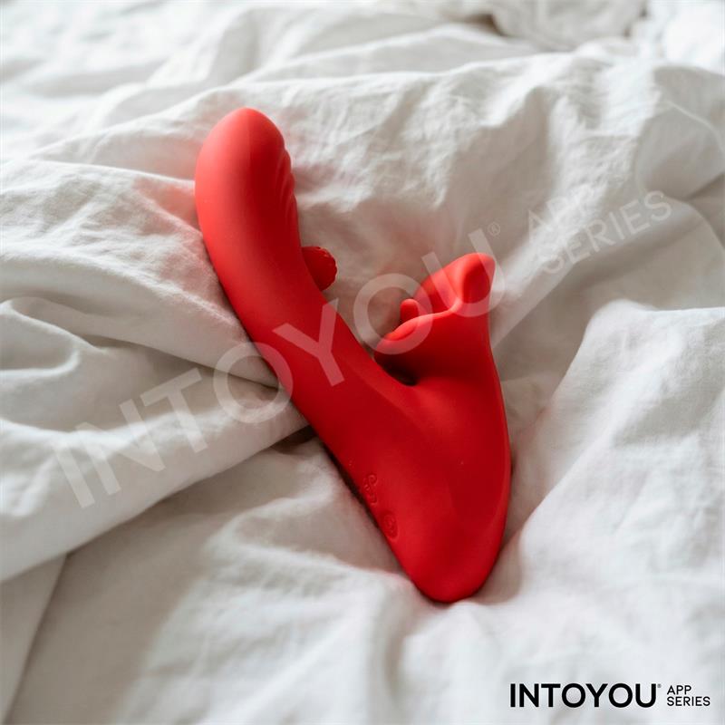 INTOYOU APP SERIES - FRANKY BITING AND ROTATING BALL VIBRATOR WITH APP