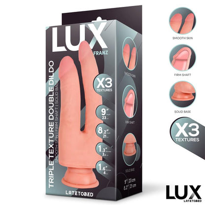 LUX - FRANZ TRIPLE DENSITY DOUBLE DILDO 8.2 - 9