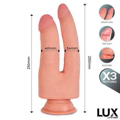 LUX - FRANZ TRIPLE DENSITY DOUBLE DILDO 8.2 - 9