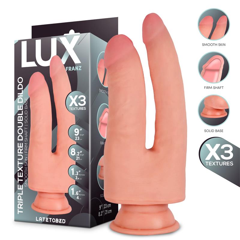 LUX - FRANZ TRIPLE DENSITY DOUBLE DILDO 8.2 - 9