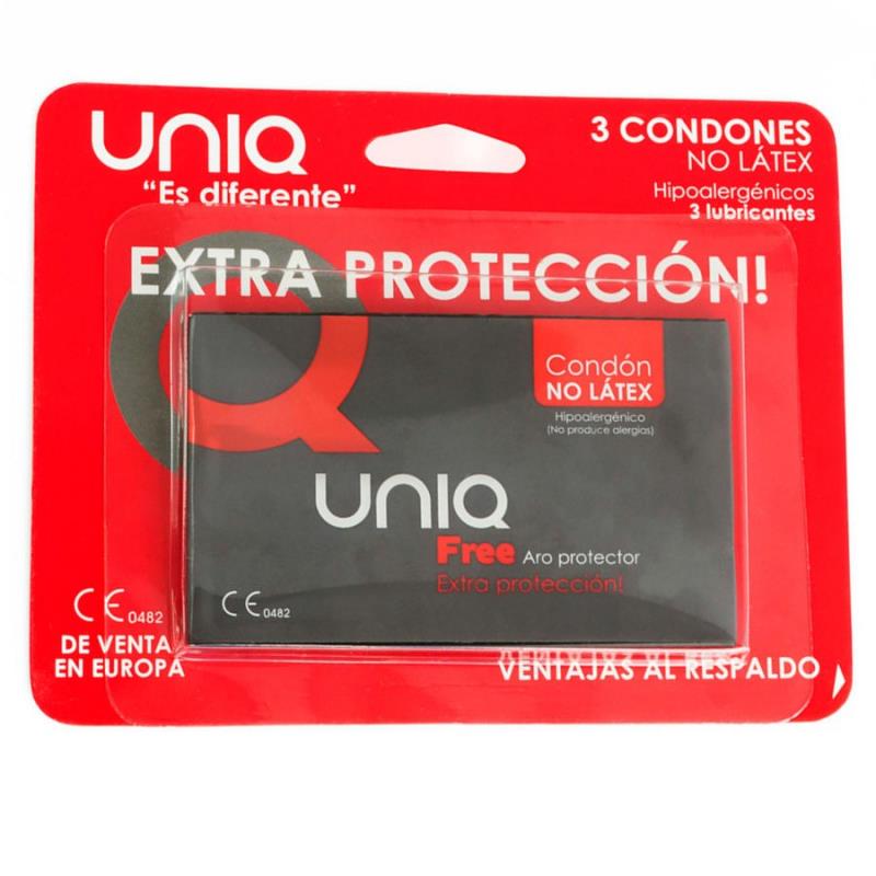 UNIQ - FREE CONDOMS WITHOUT LATEX 3 UNITS