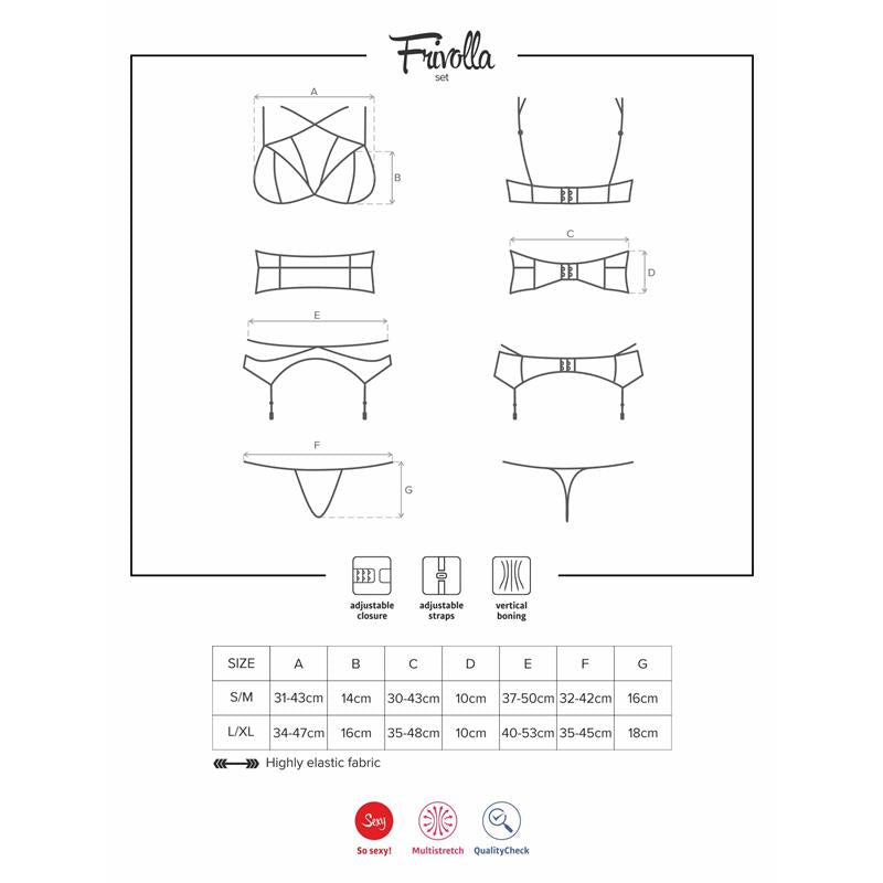 OBSESSIVE - FRIVOLLA 4 PIECES SET