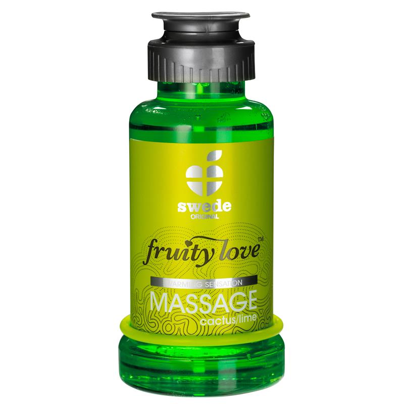 SWEDE - FRUITY LOVE MASSAGE OIL CACTUS AND LIMA AROMA 100 ML