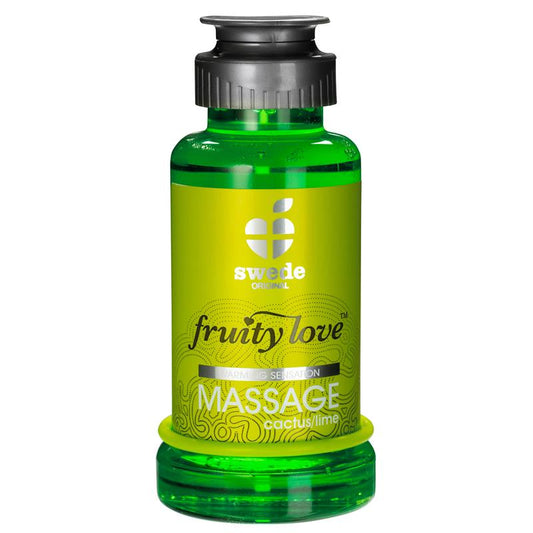 SWEDE - FRUITY LOVE MASSAGE OIL CACTUS AND LIMA AROMA 100 ML